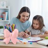 Jingmore Bow Vase Coquette Ceramic Vase Pen Holder Makeup Brush