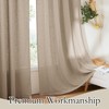 RYB HOME Extra Wide Semi Sheer Curtains, Grommet Easy Sliding