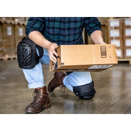 CE' CERDR Professional Knee Pads for Work - Heavy Duty Foam Padding Kneepads for Construction, Gardening, Flooring with Comfortable Gel Cushion to Save Your Knees (Thigh High)