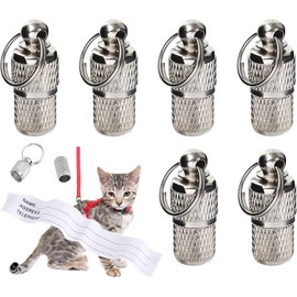 Adressanhänger für Hunde Katzen, 6 Stück Adressanhänger, Hundemarke Tiermarke mit Schlüsselring, Adresse Katzenmarke, Hundemarke Anhänger, Personalisierte hundemarke Haustiere hunde Katzen zubehör