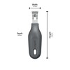 Zyliss 2 in 1 Zester, Citrus Grater/Zester with Coarse and