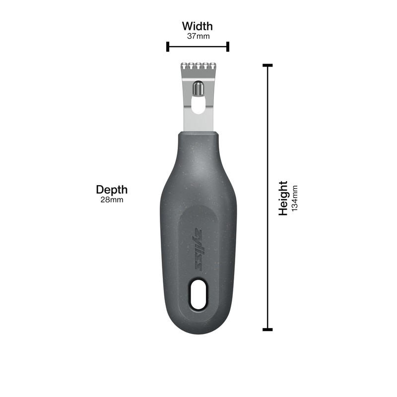 Zyliss 2 in 1 Zester, Citrus Grater/Zester with Coarse and