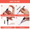 LIGHTWISH 36 Outline Markers Set, Double Line Effect, 2mm Medium