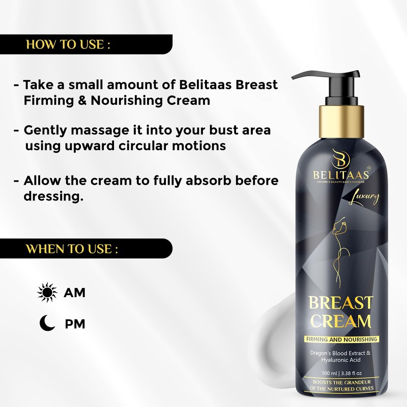 Belitaas Luxury Breast Cream for Women (100 ml/3.38 fl oz)
