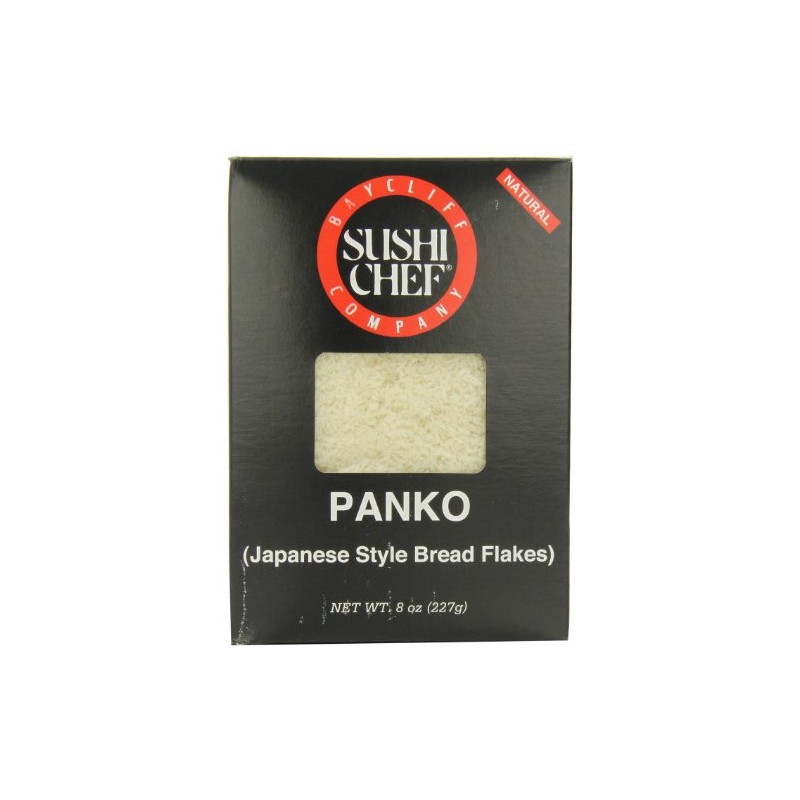 Sushi Chef Panko (Japanese Bread Flakes), 8-Ounce Boxes (Pack of