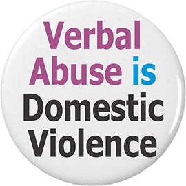 Verbal Abuse is Domestic Violence 2.25” Large Magnet Awareness
