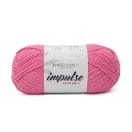 WOAFashions Impulse Hand Knitting & Crochet Yarn (Flamingo) (100gms / 3.5oz)