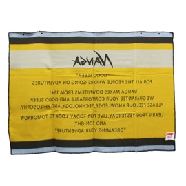 NANGA TRADITIONAL BLANKET SKY BLUE 55.1 x 39.4 inches (140 x 100 cm) 4938101055154