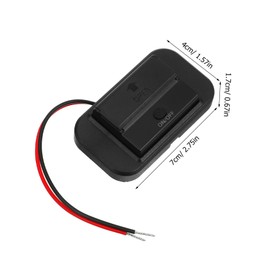 Operitacx Schnelles Ladegerät tragbares Ladegerät Dual Reisen Schnellladegerät Auslauf USB Steckdose Auto Ladesteckdose Auto USB ladebuchse RV -Power -Outlet Elektronisches Bauteil Black