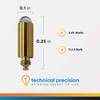 Technical Precision 3.5V Otoscope Replacement Bulb for Heine X-002.88.044 2.45W
