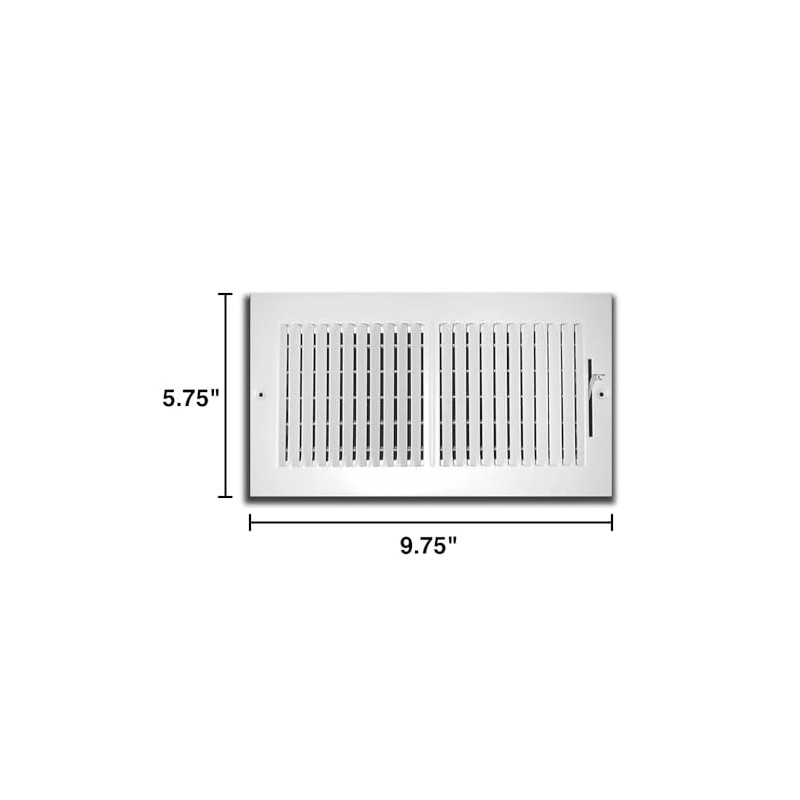 Hartford Ventilation Two Way Wall Vent Cover - Adjustable Flow