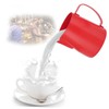 ULTECHNOVO Non Stick Stainless Steel Milk Pourer for Red Frothing