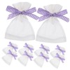 IWOWHERO 10pcs Empty Sachet Bags for Dried Lavender Moisture Absorber