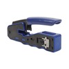RJ45 Crimp Tool Pass Through Crimper with RJ45 Cat6 Crystal