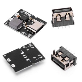 5V 2A Discharge Integrated Module, Lithium Battery and Discharge Module Type C Input Support 4.2/4.35V Battery (Standard Edition)