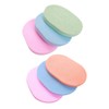Baluue Household Exfoliating Sponges 6 Pcs Facial Cleaning Pads Compact