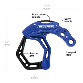 Vaughan - 2PK Cable Clamps 3" x 3", Hand Tools, Clamps, Misc (050052)