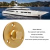 Boat Drain Plug 2 Inch With Brass Plug Oval Marine
