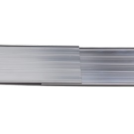 EasyFlex Aluminum Landscape Edging Project Kit, 8 Metal Garden Edging Pieces with Spikes, 48 feet, Mill