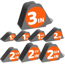 Mega Hair Clipper Guards, Extra Long 3 Inch Hair Clipper Guide Combs Large Guide Comb Set 3”, 2.75”, 2.5”, 2.25", 2", 1.75", 1.5", 1.25" Fits Most Wahl Full Size Hair Clippers (3 Inch 8pcs Gray)