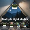 Solar Camping Fan Rechargeable Camping Light, Folding Portable Solar Outdoor