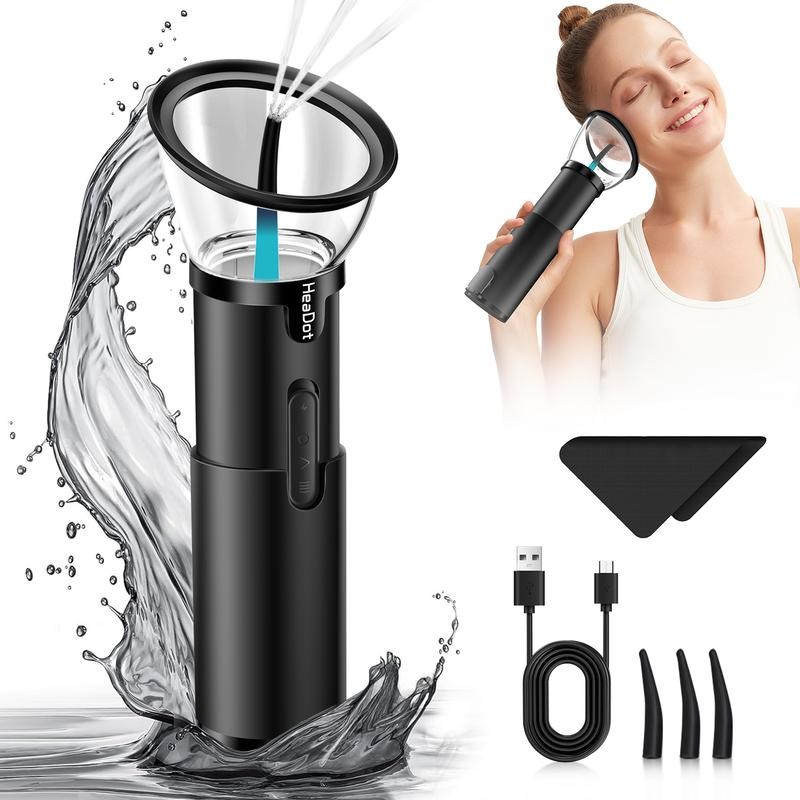 HeaDot Electric Ear Wax Removal - Water Spray,Rechargeable,Temp Detection,IPX7 Waterproof,Effective