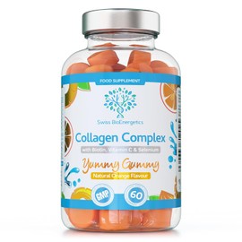 Collagen Complex Natural Orange Flavour Chewable Gummies