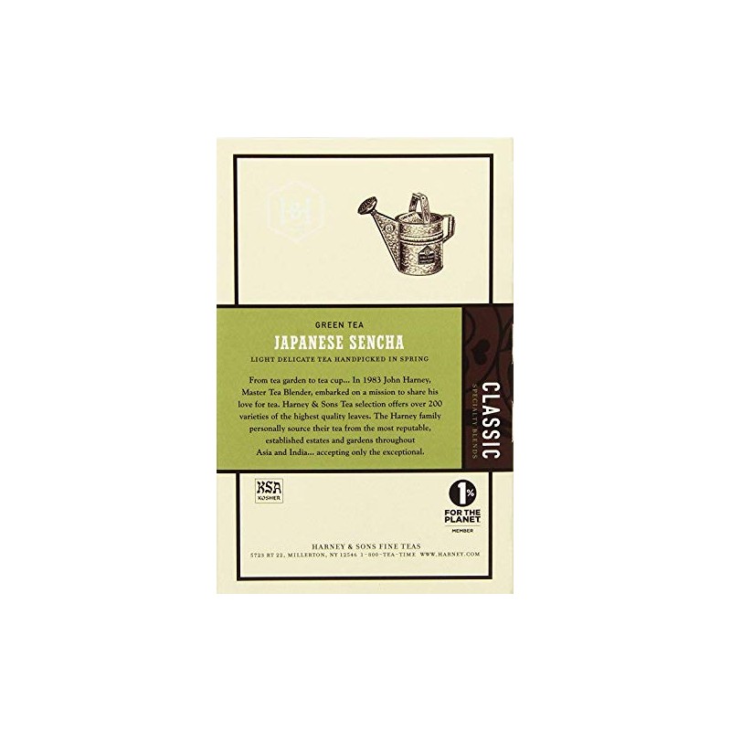 Harney & Sons Green Tea, Japanese Sencha, 20 Count (Pack