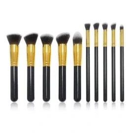 Misorel Set De 10 Brochas Kabuki Para Aplicar Maquillaje