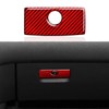Car Sticker Carbon Fiber Co-Pilot Seat Storage Box Handle Decal