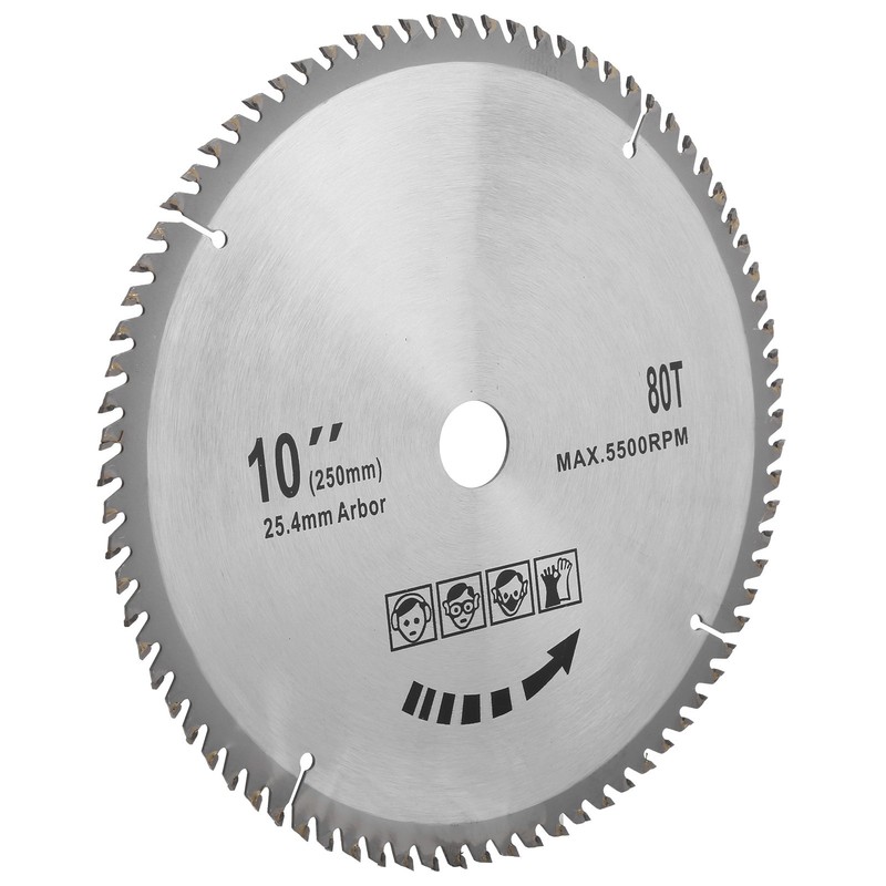 10 x 80T 254mm Circular Saw Blade Cutting Disc Woodworking