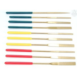 Diamond File Set - Diamond Titanium Coating - 10 Pc