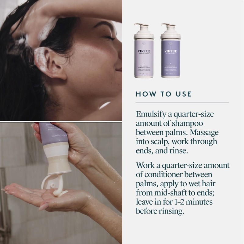 Virtue Jumbo Size Full Shampoo & Conditioner Duo Pack