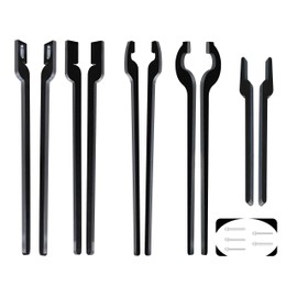 Alvade DIY Rapid Tongs Bundle Set 5 Type of Tong Bundles Set Comes with Rivet for Blacksmith Beginner