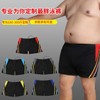 A376 Factory Direct Men's Plus Size Loose Boxer Swim Trunks (Max 150kg, One Size Fits 160-300 lbs) 160-300 lbs / Gray 10ea