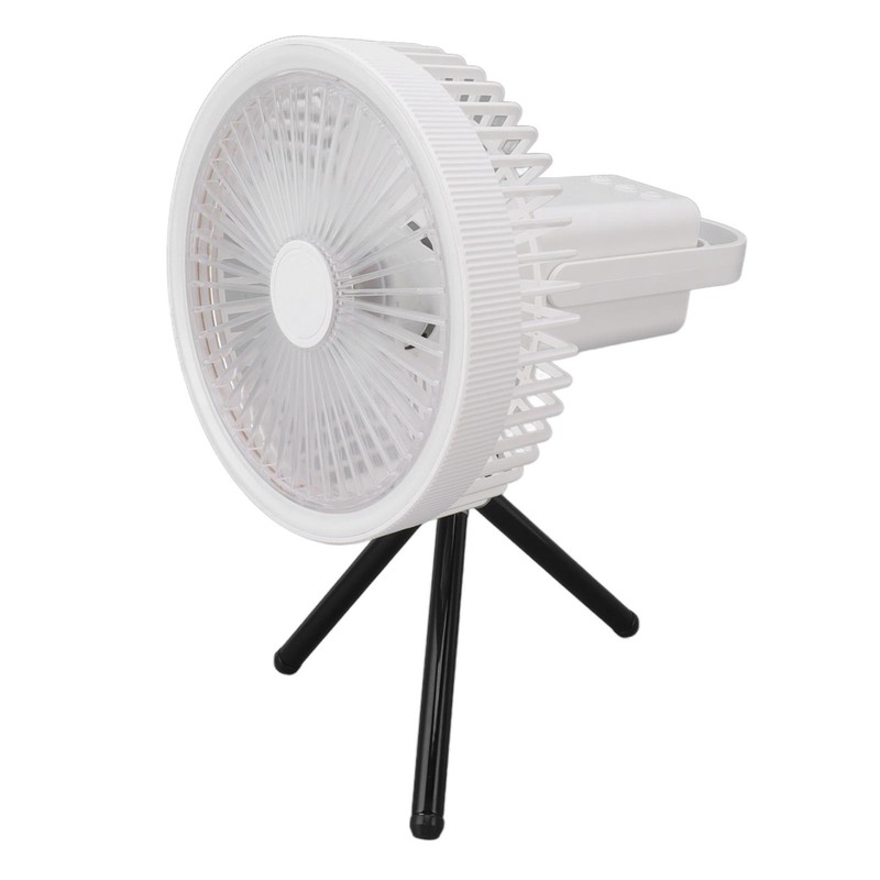 Tripod Stand Fan USB Rechargeable Retractable Portable Camping Fan Hanging