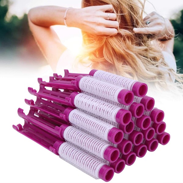20pcs Hair Perm Rods, Fluffy Perming Rod Hair Roller Curler Kit Perming Rods Curlers Hairdressing Styling Tool for Salon Barber Home(#2)