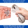 Endless Zipper, 330 cm Total Length, Size #5, Grey, Non-Separable,