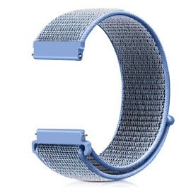 Runostrich Watch Band, 0.8 inch (20 mm), 0.9 inch (22 mm), Loop Nylon Band, Similar to NATO Strap, No Tools Required, Easy to Replace, 20mm