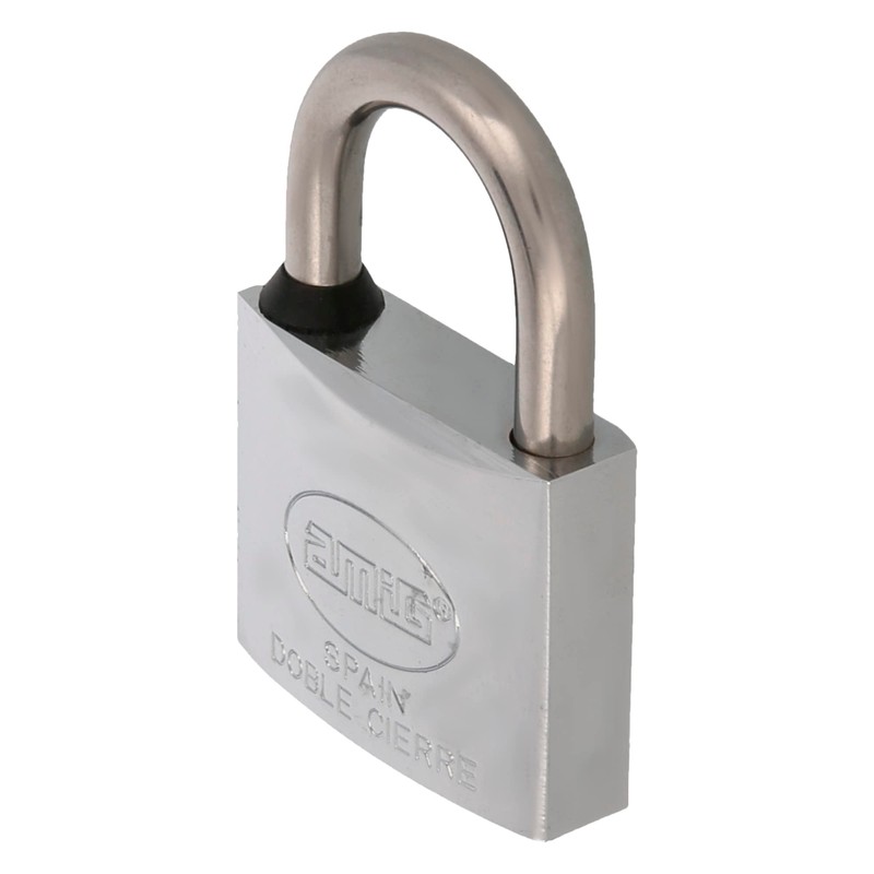 Amig - 60-40 Brass Chrome Nickel Padlock | Double Lock