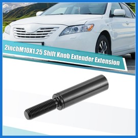 VekAuto 51mm 2" Car Shift Knob Extension Aluminum Alloy Gear Shifter Extender Lever M10x1.25 for Ford for Nissan Auto Accessories
