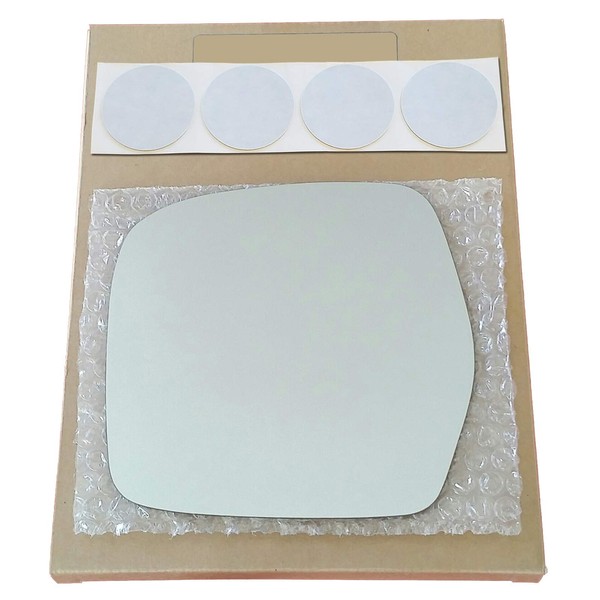 Mirror Glass Replacement + Adhesive Pads for 1998-2007 Toyota Land