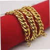 COLLBATH Golden Chain Necklace for Men 60cm Imitation Jewelry Stylish
