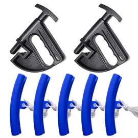 NABESHI Tire Replacement Tire Changer Rim Protector Bead Helper Tool Set for Car, Car, Motorcycle, (Bead Helper 2+ 5 Blue)