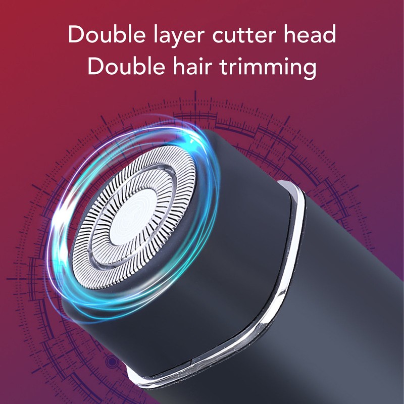 Electric Hair Clipper Intelligent Sensing Water Washable Double Layers Cutter