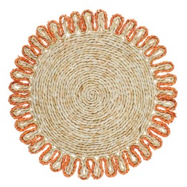 Corn Husk Placemat in Orange