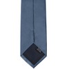 tiemart Premium Solid Color Necktie (Dusty Blue)