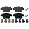 febi bilstein 16813 Brake Pad Set with Mounting Material, 1