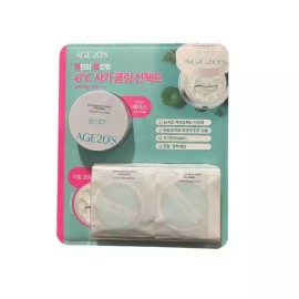 Aekyung Industrial Age20's 선 에센스 팩트 카밍 12.5g x 2 + 케이스 Age20's Sun Essence Pact Calming 12.5g x 2 + Case