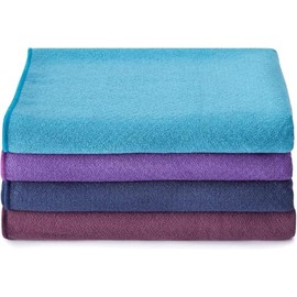 Yogamatters Grippy Yoga Mat Towel, 183cm x 61cm | Non-Slip Hot Yoga Microfiber Towel, Bikram Pilates (Fig)